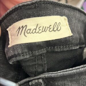 Madewell Roadtrip curvy - black stretch skinny jeans . Preowned see pics